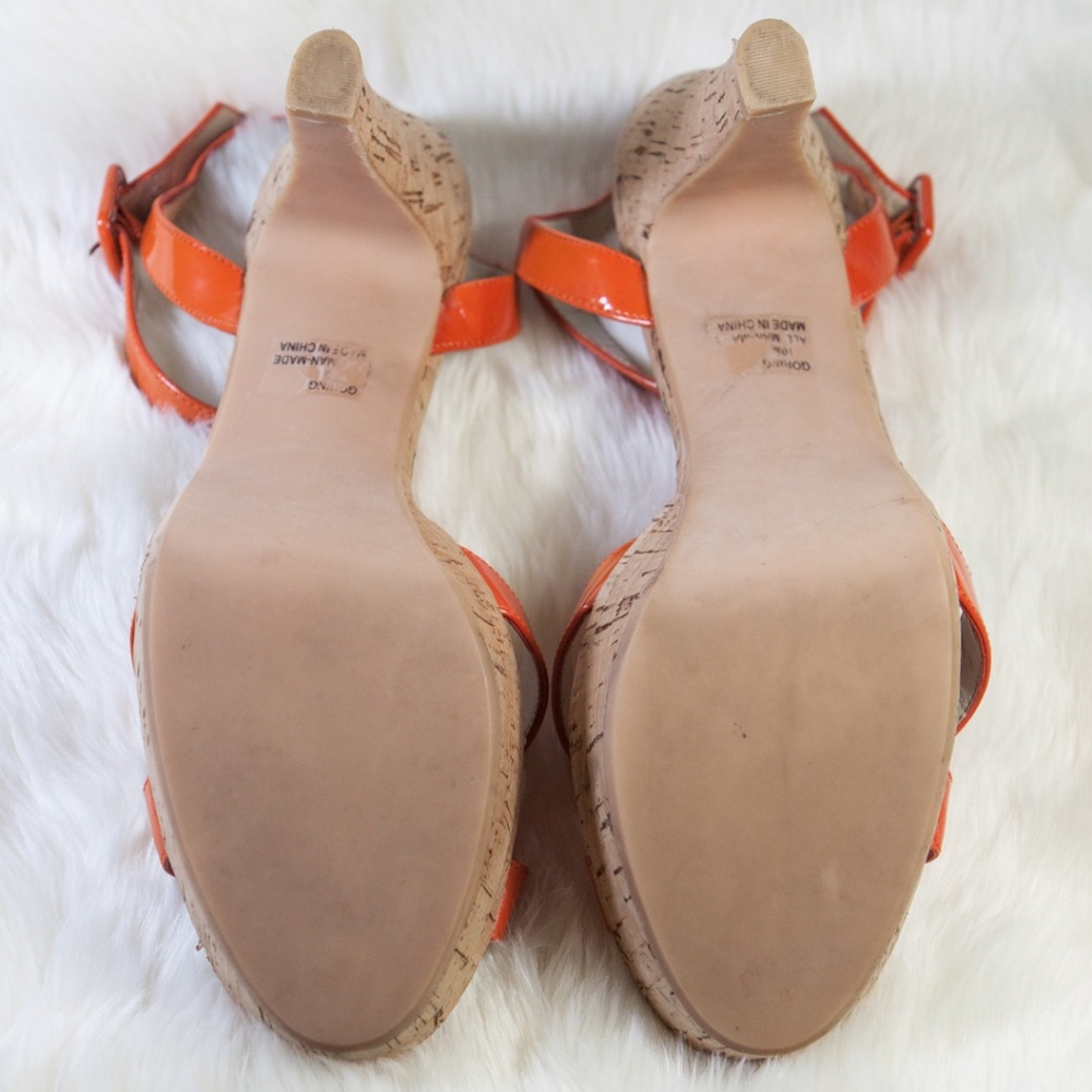 🎉HP🎉 Steve Madden Roxann Cork Platform Heels - Picture 7 of 8